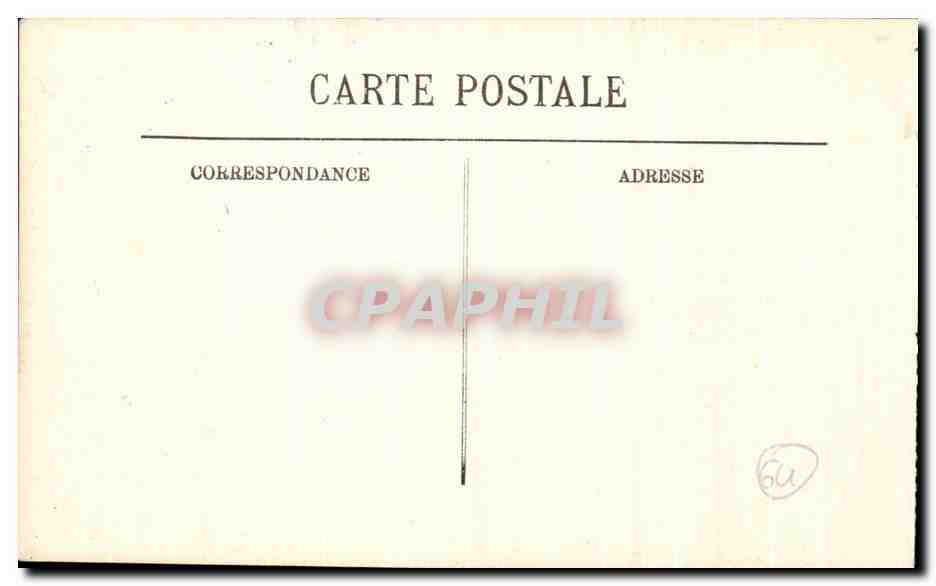 CPA Biarritz Effet de Vagues — Verso