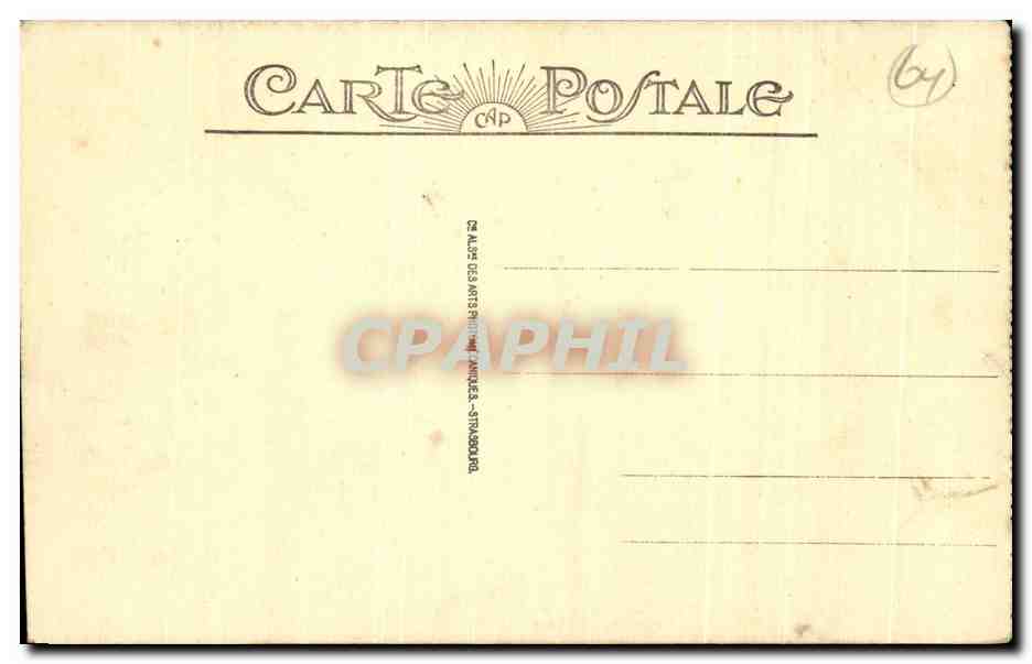 CPA Biarritz La Loge De Theatre — Verso