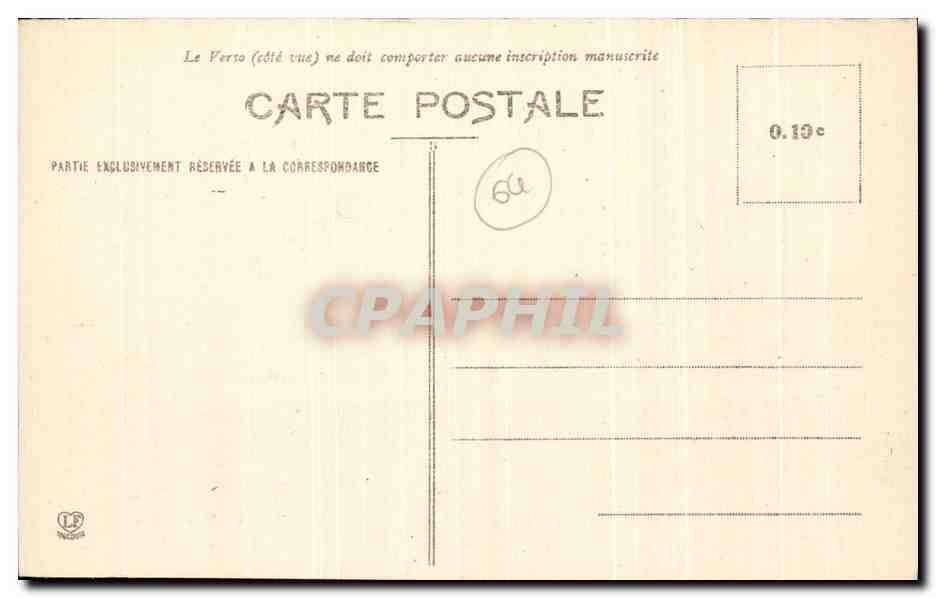 CPA Les Basses Pyrenees Biarritz La Loge Du Theatre — Rückseite