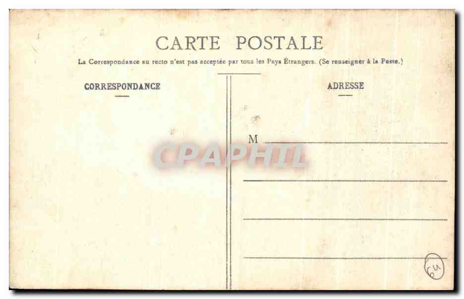 CPA Biarritz Pittoresque Le Rocher De La Vierge Et La Passerelle — Verso