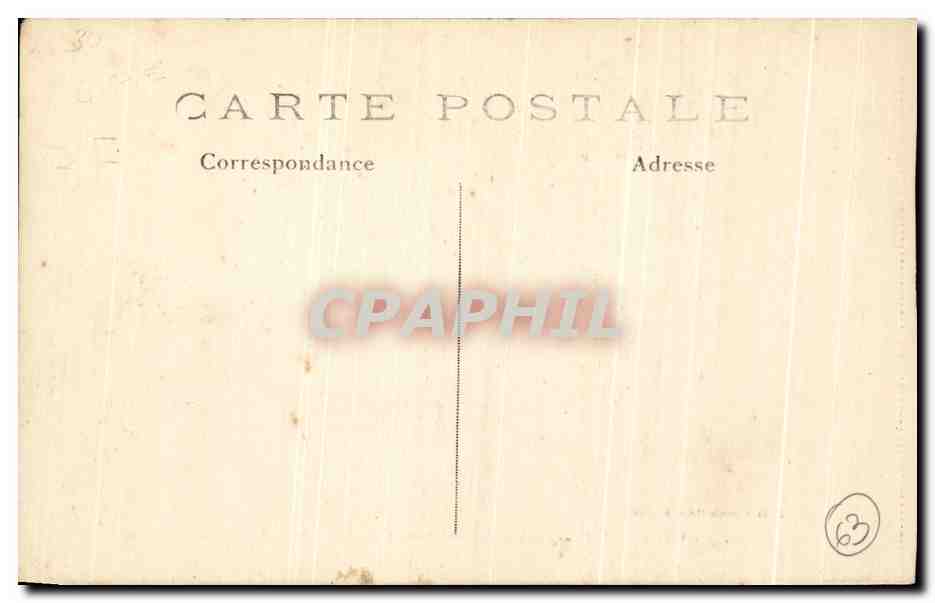 L'Hirondelle, Paris — Sujets pétrifiés — Clermont-Ferrand (P.-de-D.) — Verso