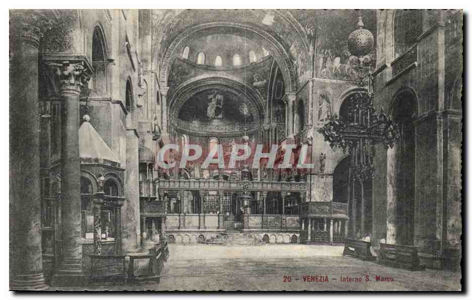 CPA Italie Venezia Interno S marco 