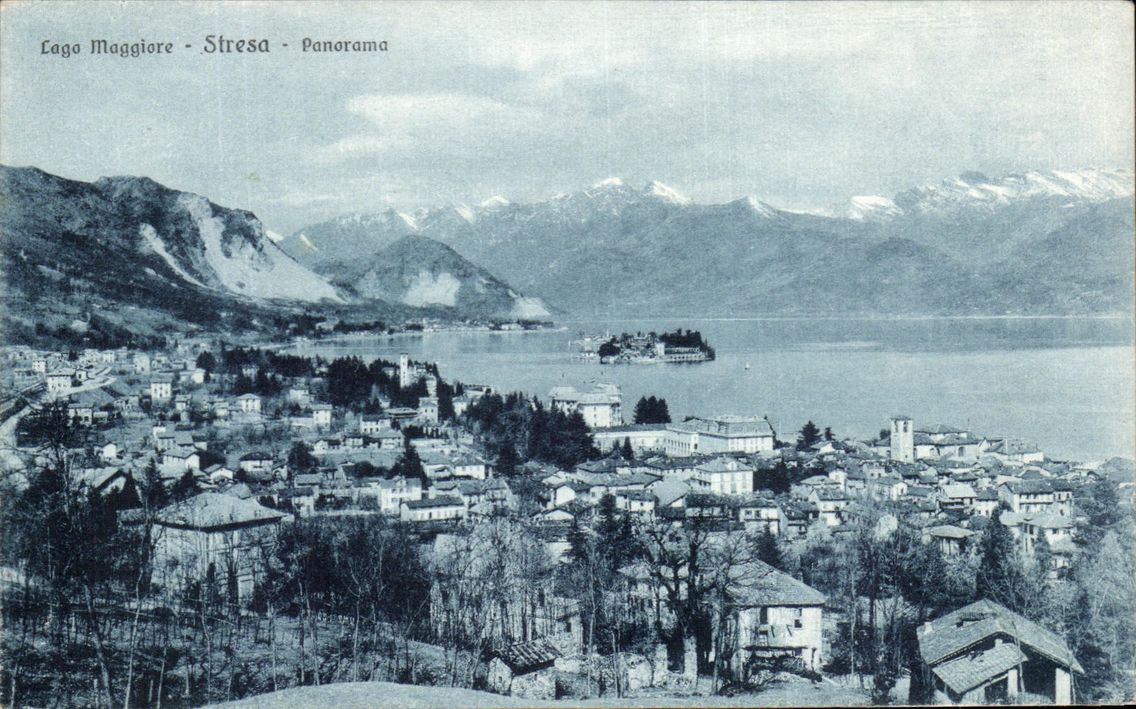 CPA Italie Stresa Panorama