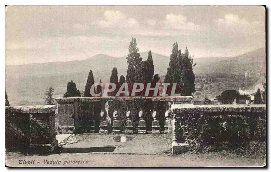 CPA Italie Tivoli Veduta pittoresca