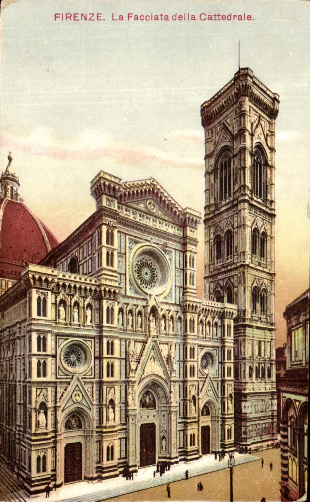 CPA Italie Firenze La Facciata della Cattedrale 