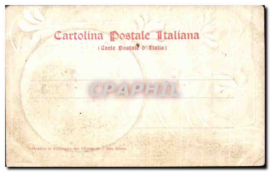 CPA Italie Passeggiala Federico  — Rückseite