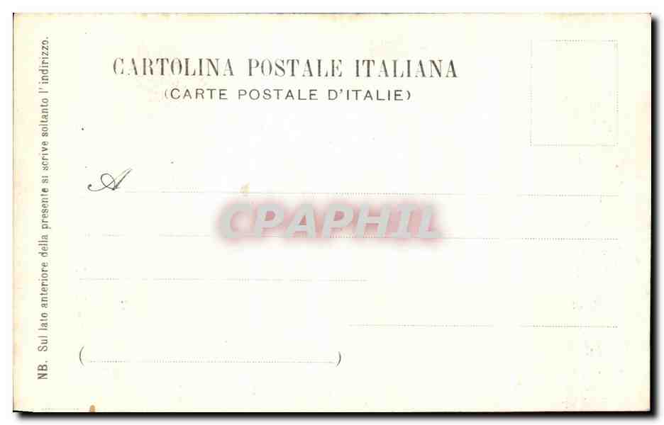 CPA Italie Firenze Tomba di Giuliana de Medici Michelangiolo — Rückseite