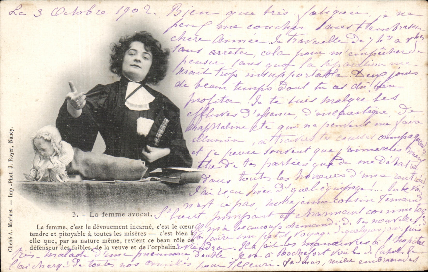 CPA Fantaisie La femme avocat Juge loi 