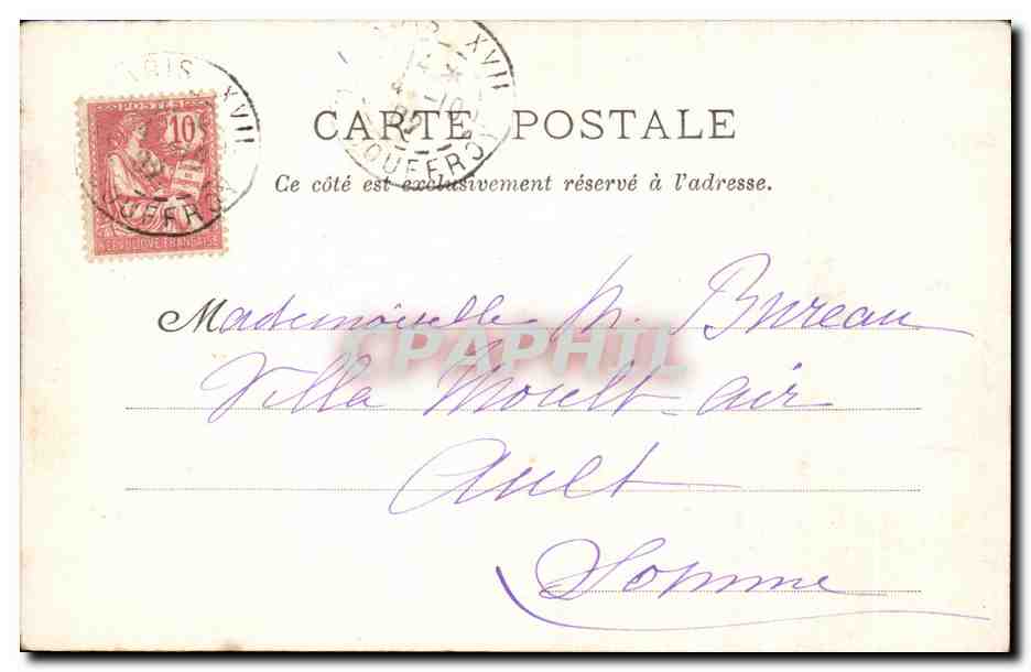 CPA Fantaisie La femme avocat Juge loi  — Rückseite