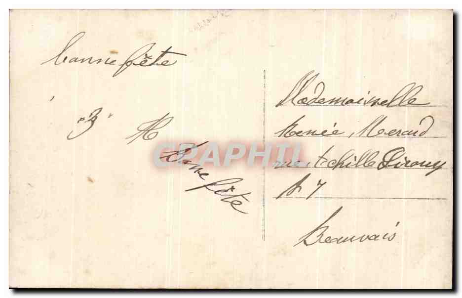 CPA Fantaisie Enfant — Rückseite