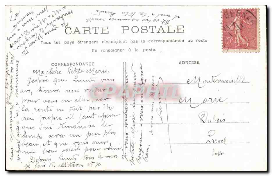 CPA Fantaisie Enfants  — Rückseite