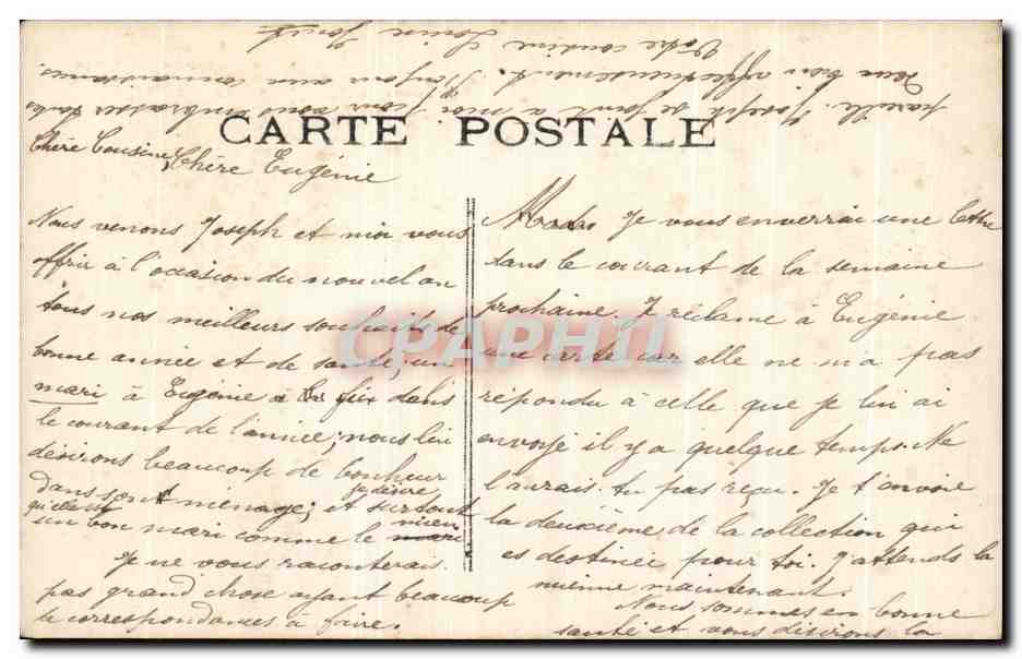 CPA Fantaisie Femme et enfants — Rückseite