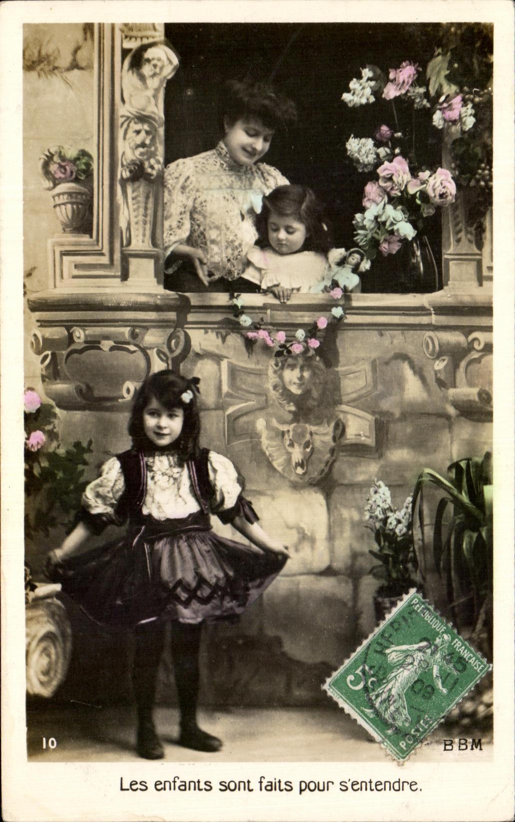 CPA Fantaisie Femme et enfants