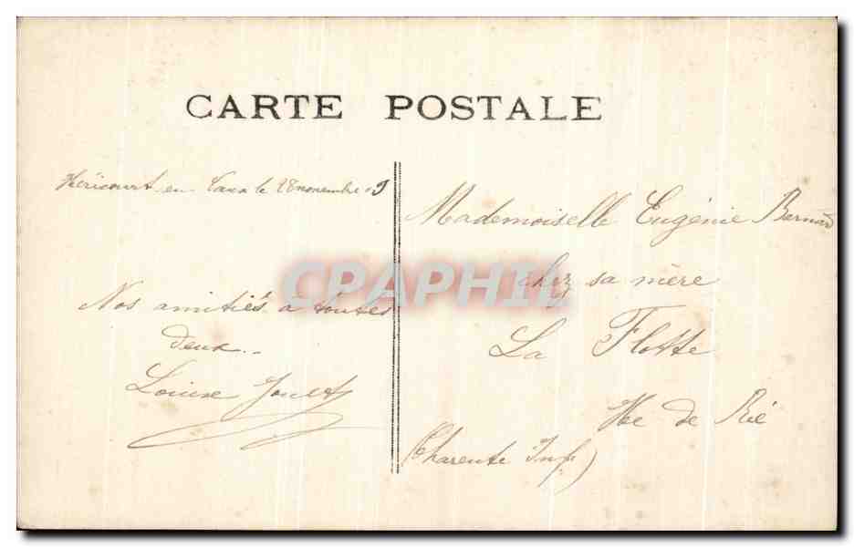 CPA Fantaisie Femme et enfants — Rückseite