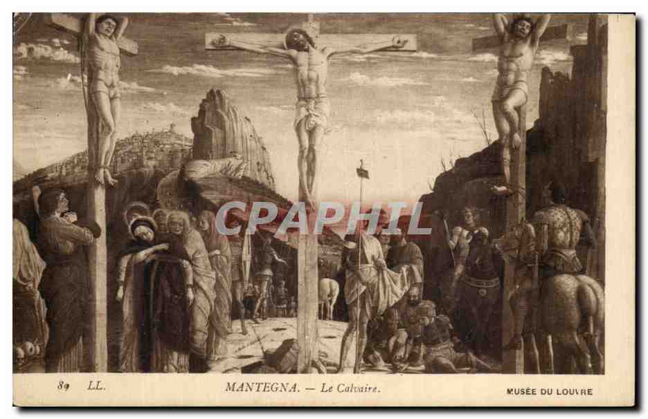 CPA Mantegna Le calvaire Christ 