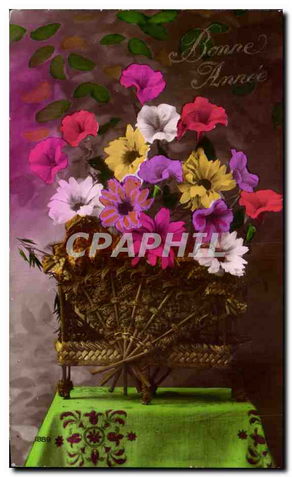 CPA Fantaisie Fleurs 