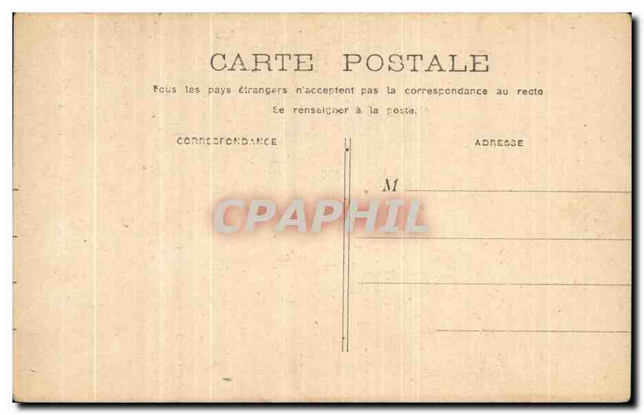 CPA Fantaisie Femme premiere faute — Rückseite