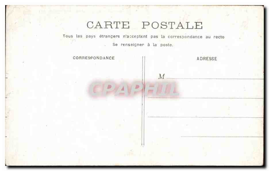 CPA Fantaisie Femme  — Rückseite