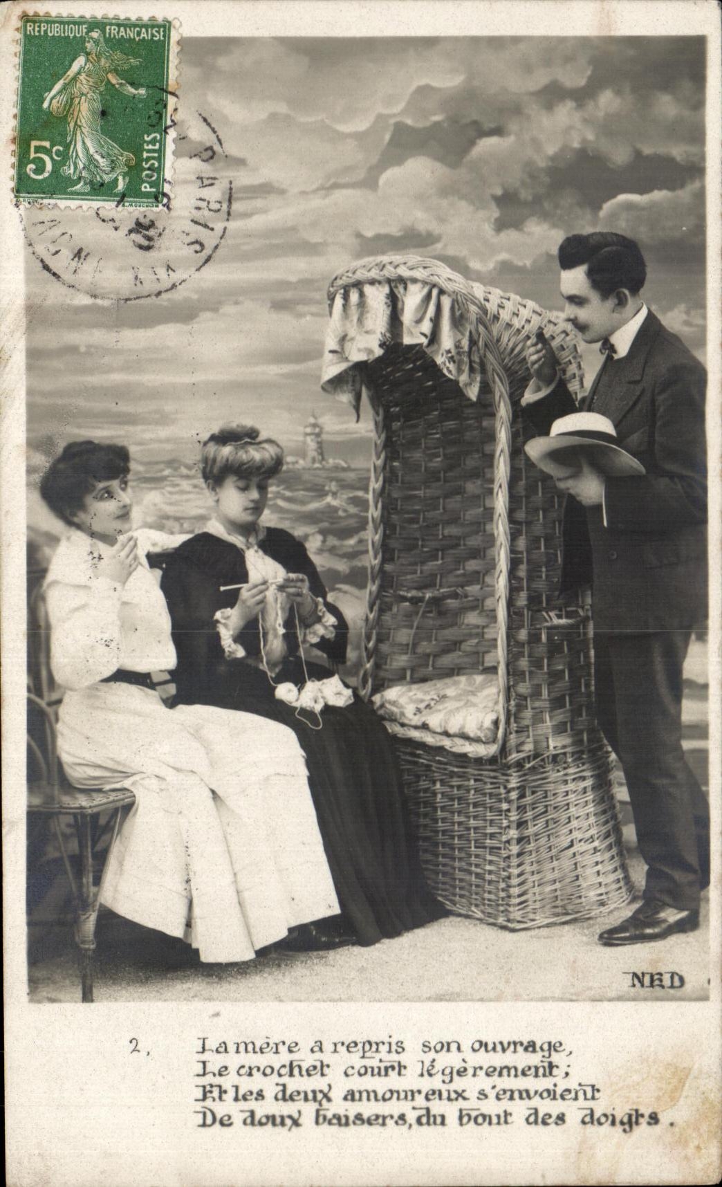 CPA Fantaisie Femme 