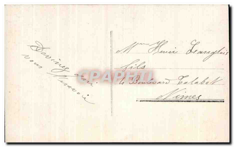 CPA Fantaisie Enfants Poissons  — Verso