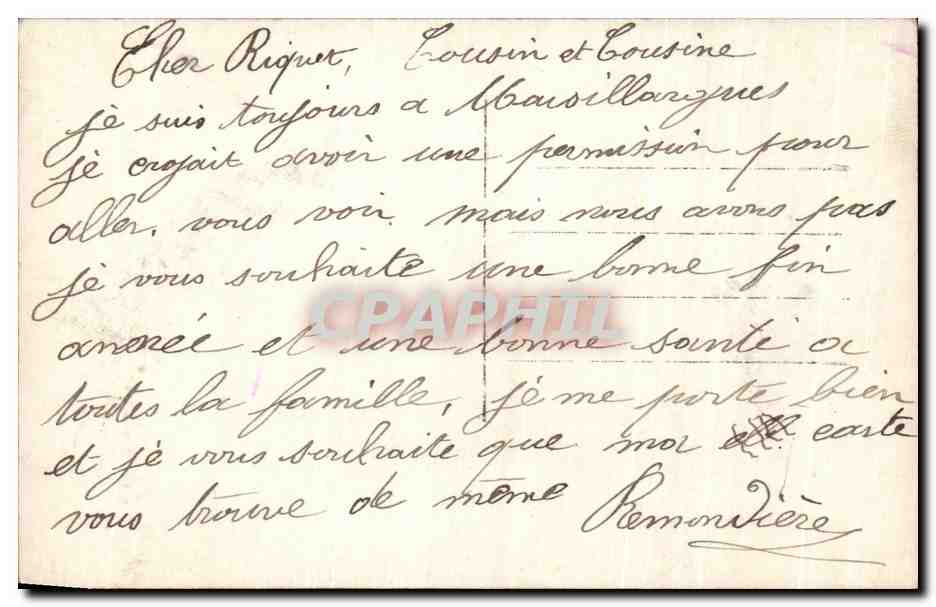 CPA Fantaisie Enfants — Rückseite