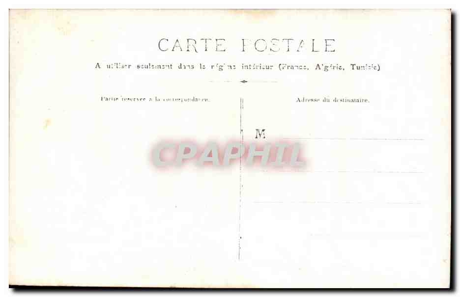 CARTE PHOTO Femme et bebe — Rückseite