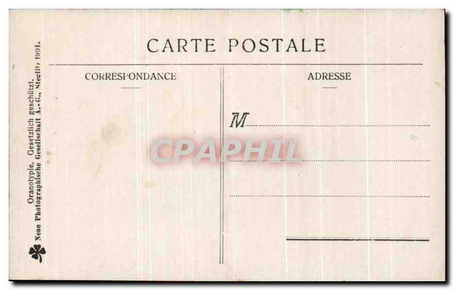 CPA Fantaisie Femme et enfants — Verso