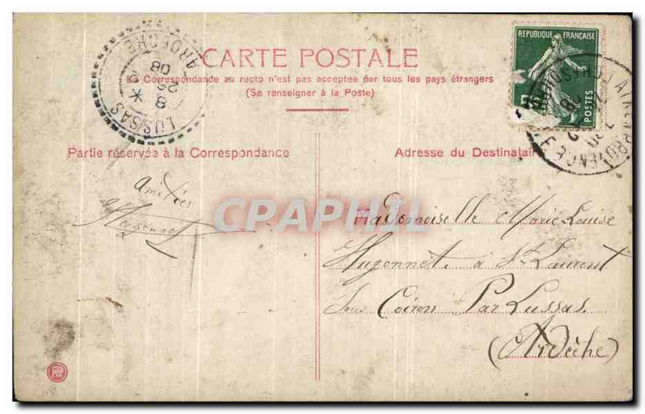 CPA Fantaisie Enfants — Rückseite