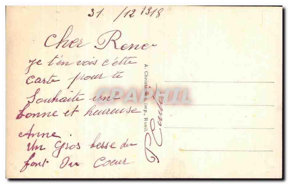CPA Fantaisie Enfants — Verso