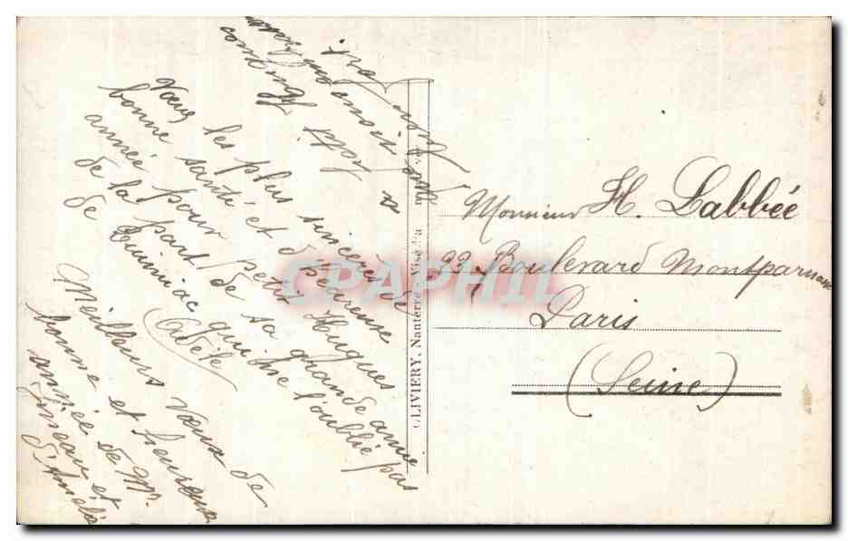CPA Fantaisie Enfant  — Rückseite