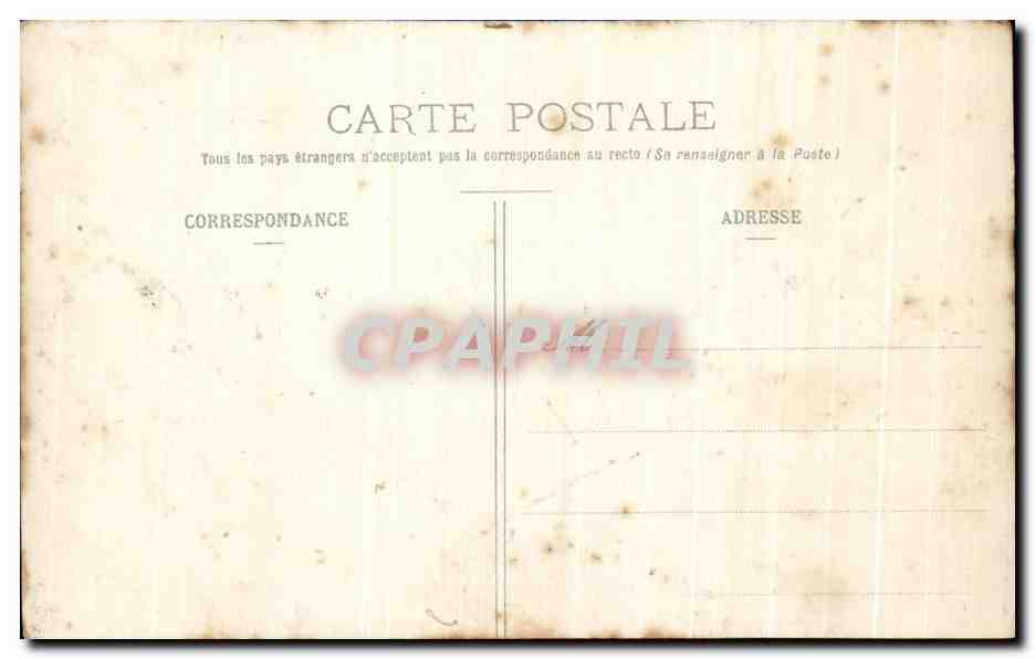CPA Fantaisie Fleurs sechees Algues marines  — Verso