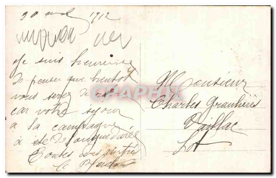 CPA Fantaisie Fleurs Muguet  — Verso