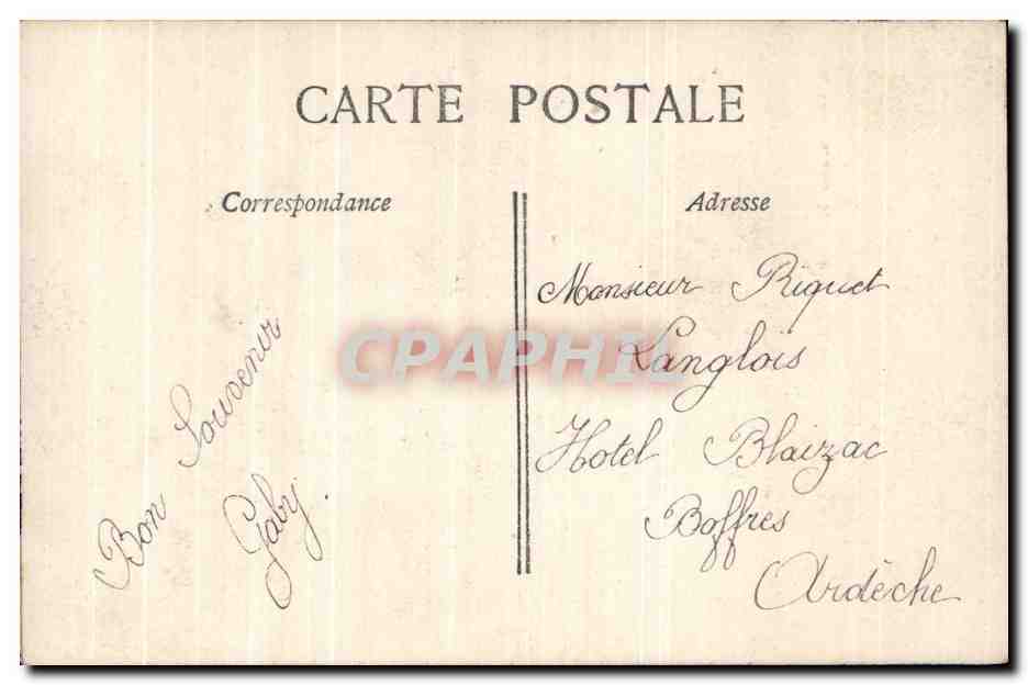Femme avec bouquet de fleurs — carte postale commerciale — J.C. Paris — Verso