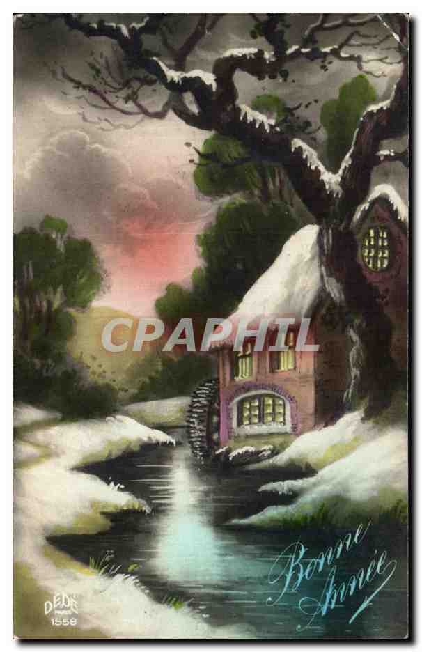 CPA Fantaisie Bonne annee
