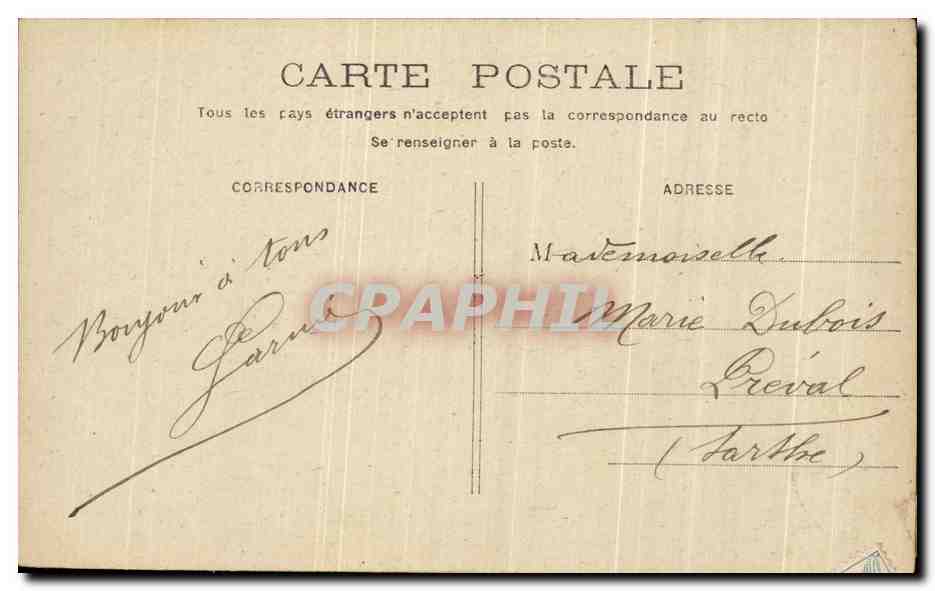 CPA Fantaisie Femme Rendez moi mes vingt ans  — Verso