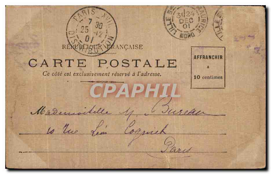 CPA Fantaisie Sylly prudhomme  — Rückseite