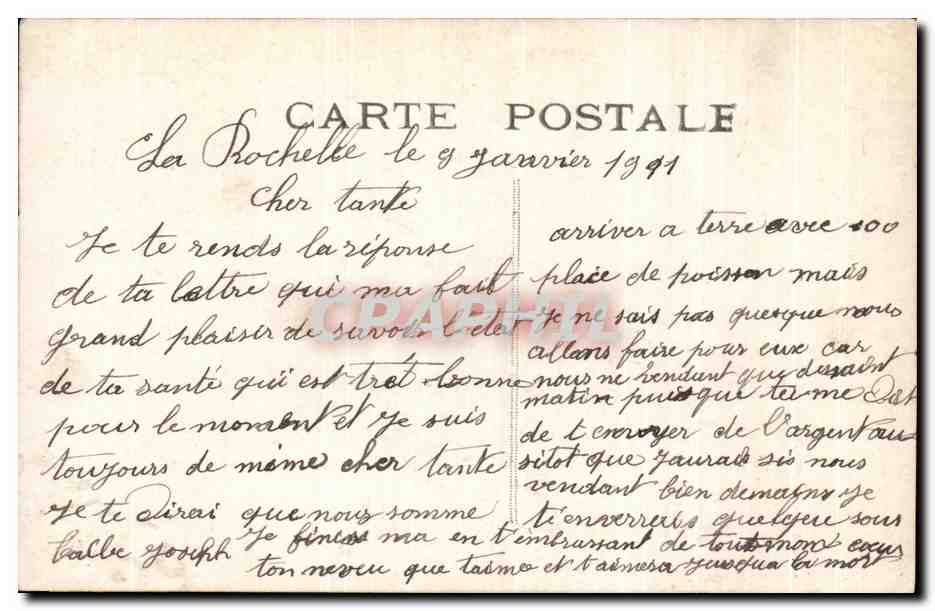 CPA Fantaisie Femme  — Rückseite