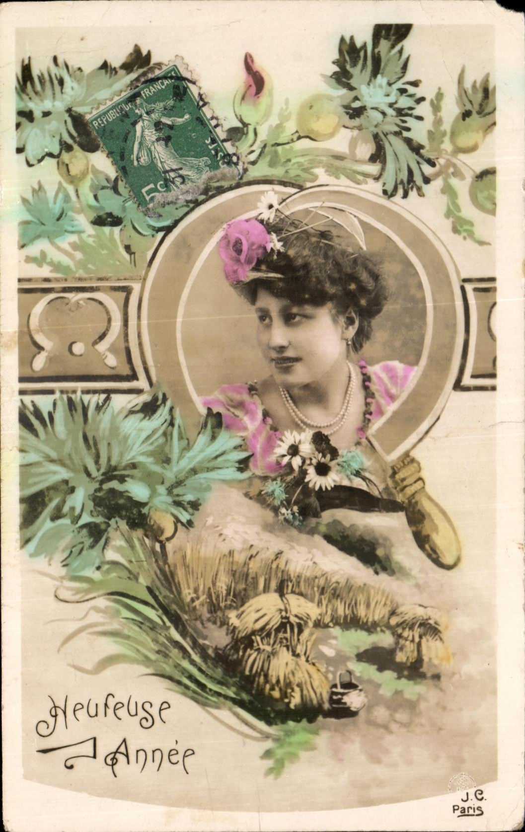 CPA Fantaisie Femme 