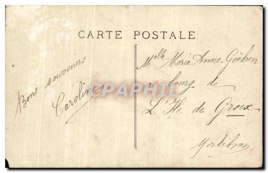 CPA Fantaisie Femme  — Back