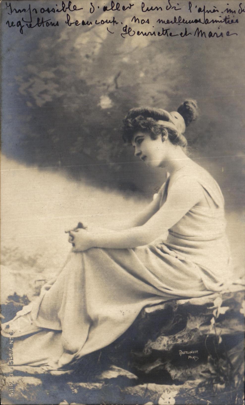 CPA Fantaisie Femme 