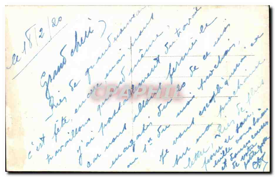 CPA Fantaisie Femme  — Verso