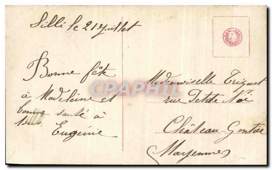 CPA Fantaisie Enfant — Rückseite