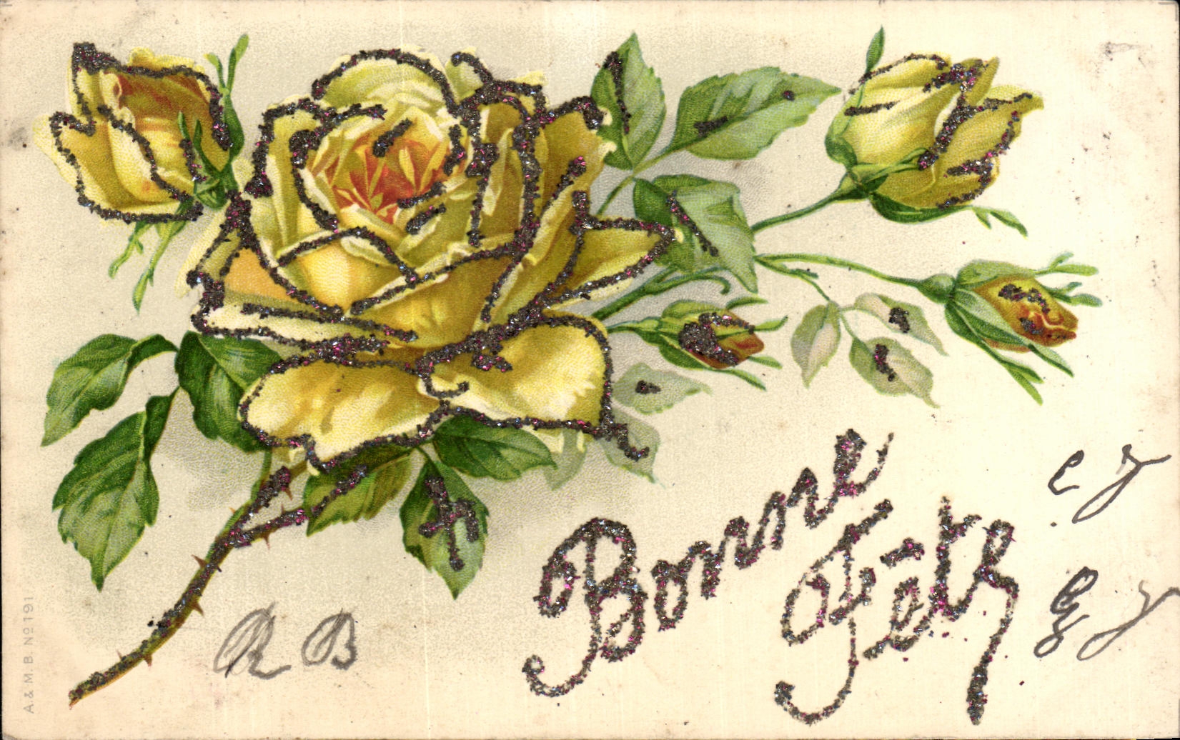 CPA Fantaisie Fleurs