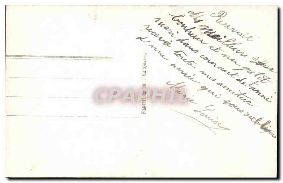 CPA Fantaisie Fleurs  — Verso