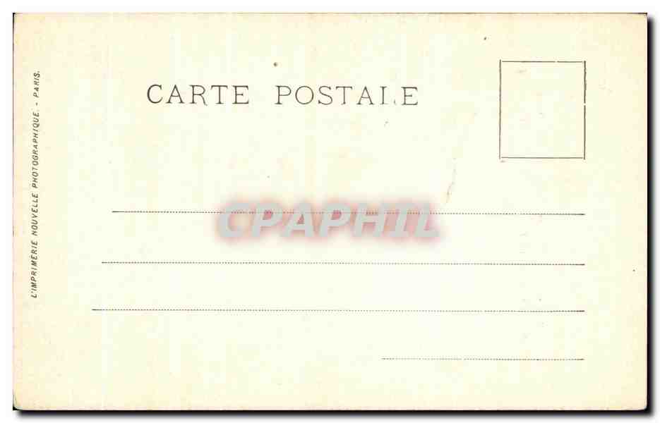 CPA Chantilly Musee Conde La vierge entre Saint Pierre et Saint Antoine  — Verso