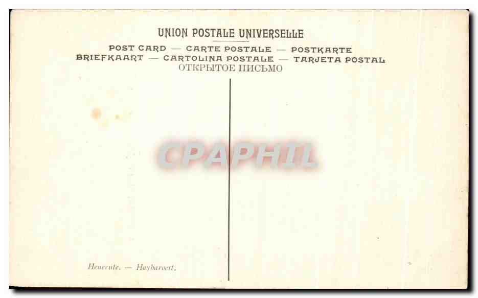 CPA Bastien Lepage Les foins Musee du Luxembourg  — Verso