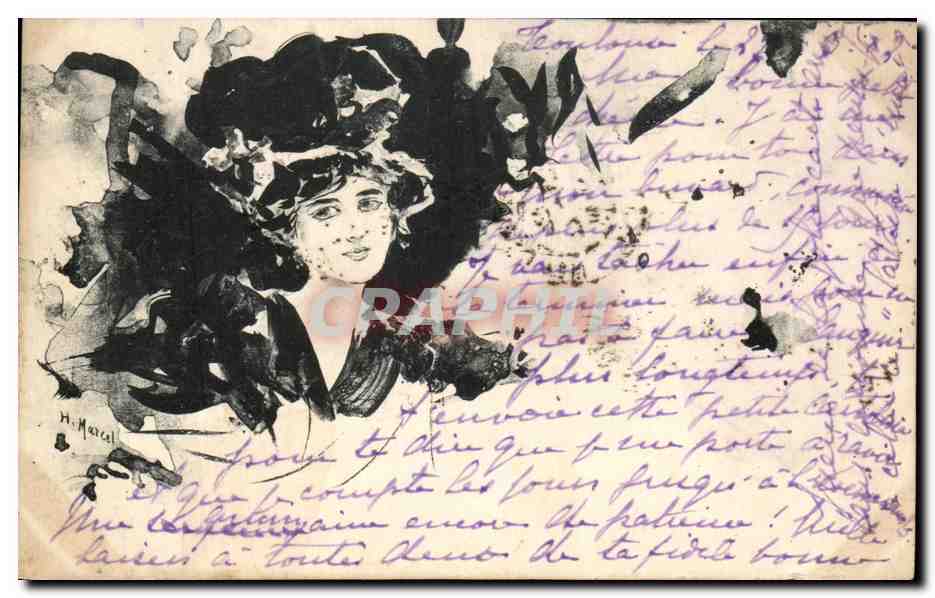 CPA Fantaisie Femme H Marcel