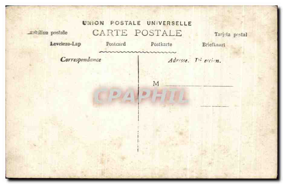 CPA Fantaisie Femme  — Verso