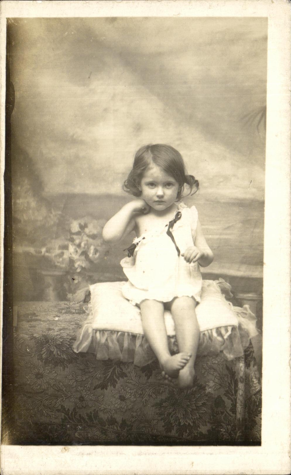 CARTE PHOTO Enfant Bebe