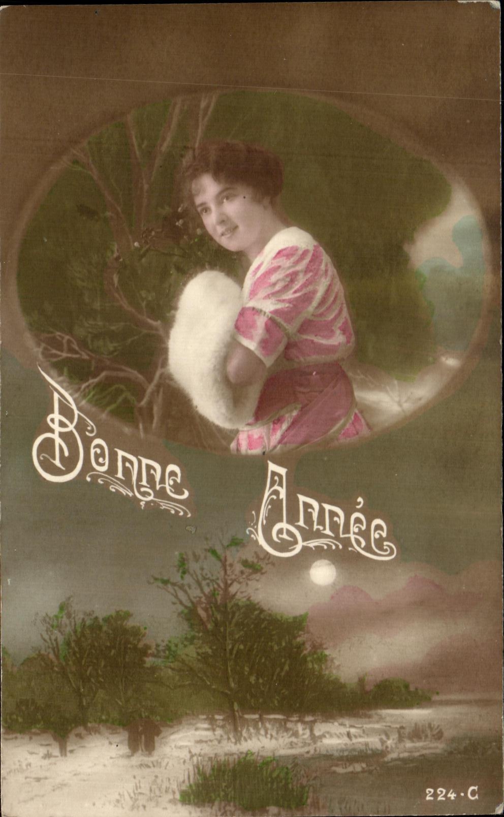 CPA Fantaisie Femme 